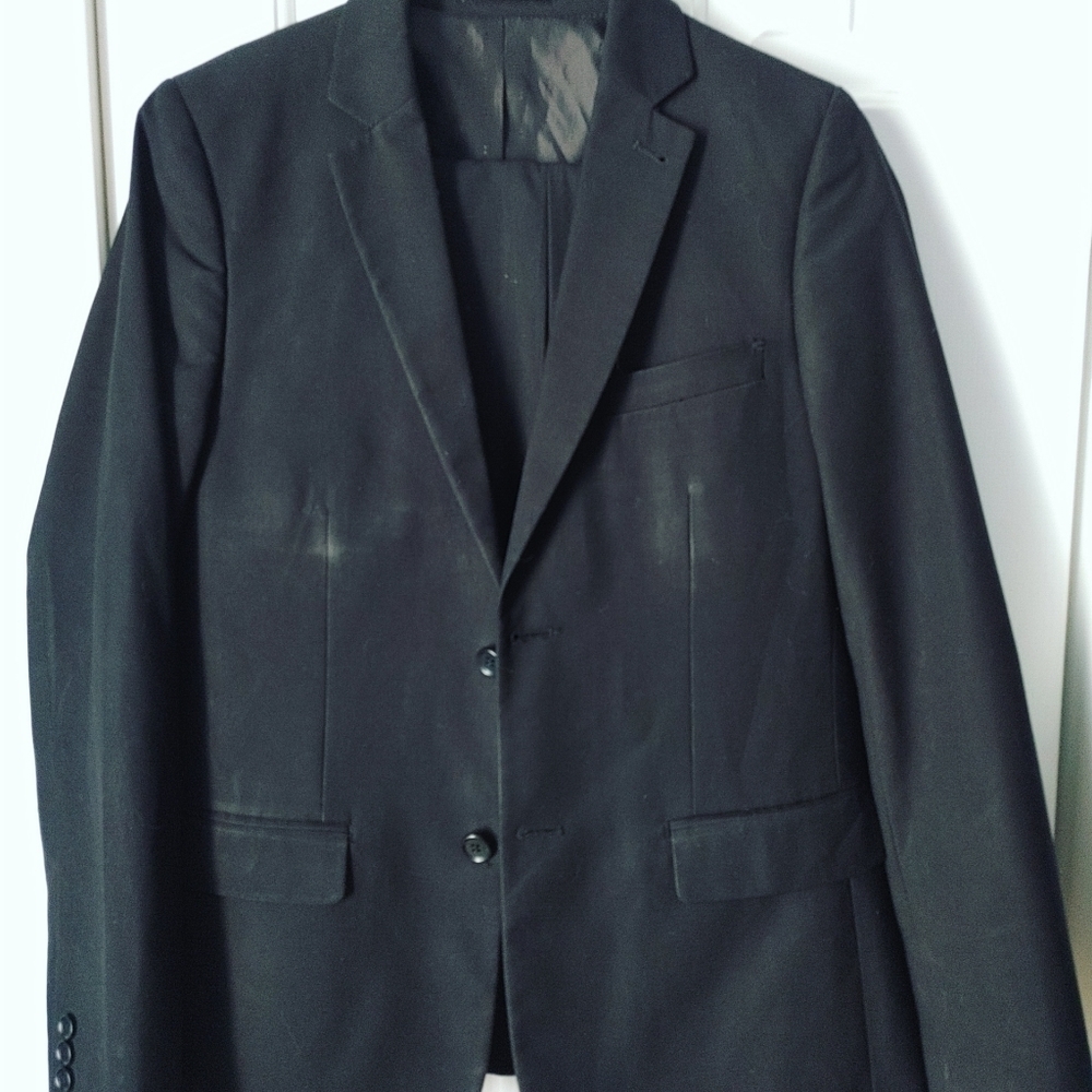 Newberry Complete Suit Youth teen boy black 18